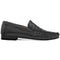 Mezlan Ostrich Dress Moccasin Black (RX612)