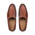 Mezlan Ostrich Dress Moccasin Brandy (RX612)