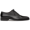 Mezlan Postdam Deerskin Calfskin Shoes Black (16409)