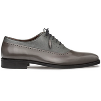 Mezlan Postdam Deerskin Calfskin Shoes Grey (16409)