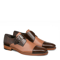 Mezlan Lizard Cap Toe Derby