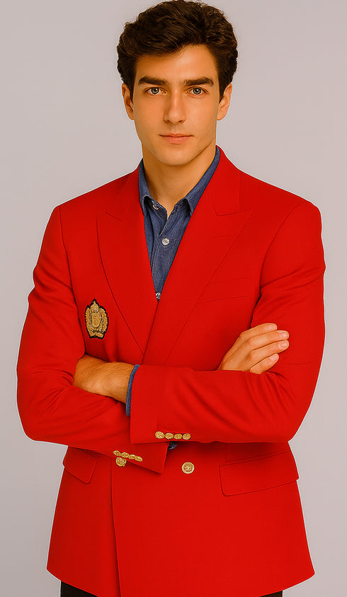 Michael Jackson Award Ceremony Red Blazer