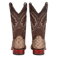 Mink Matte Pirarucu Cowboy Boots