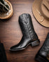 Marco Di Milano Missouri Black Leather Oxford
