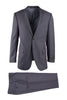Tiglio Italian Suit - Real Wool Fabric Super 150's Novello Gray, Modern Fit Suit in Color Gray