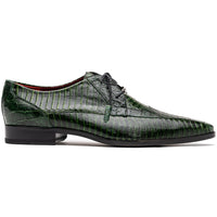 Marco Di Milano Moncalieri Green Dress Derby Oxfords