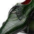 Marco Di Milano Moncalieri Green Genuine Alligator and Cobra Skin Dress Shoe