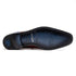 Marco Di Milano Moncalieri Navy/Red Genuine Alligator and Cobra Skin Dress Shoe
