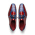 Marco Di Milano Moncalieri - Navy & Red Leather Loafers