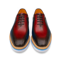Carrucci Stylish Two-Tone Brogue Oxford