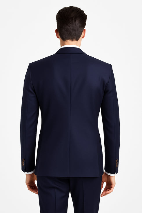 Navy Double Breasted Blazer Mens Double Breasted Blazer - 100 % Wool Navy Double Breasted Sport Coat