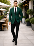 Neil Allyn Career Basics Men's Augusta Green Polyester Blazer Jacket