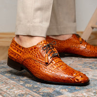 Marco Di Milano Nilo Brandy Leather Luxury Shoe