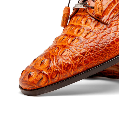 Marco Di Milano Nilo Brandy Nile Crocodile Derby Shoe