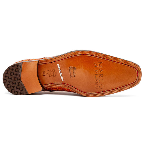 Marco Di Milano Nilo Brandy Nile Crocodile Derby Shoe