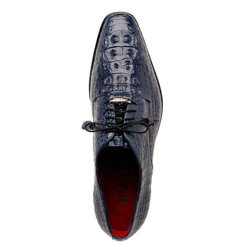 Marco Di Milano Nilo Navy Nile Crocodile Derby Shoe
