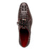 Marco Di Milano Nilo Wine Nile Crocodile Derby Shoe