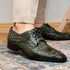 Marco Di Milano Nilo Forest Green Leather Dress Shoe