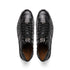Marco Di Milano Nino Men's Black Sleek Genuine Caiman Crocodile Sneaker