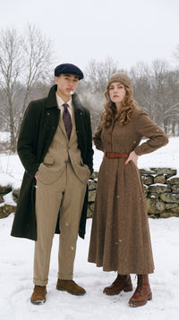Men’s Black Long Trench Coat, All Weather Belted Maxi Length Dress Rain Coat