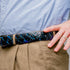 Marco Di Milano Olivieri Belt: Royal Blue Leather Loafer