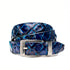 Marco Di Milano Olivieri Belt: Royal Blue Leather Loafer