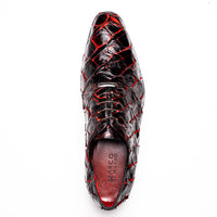 Marco_Di_Milano Olivieri Blackcherry Leather Shoe