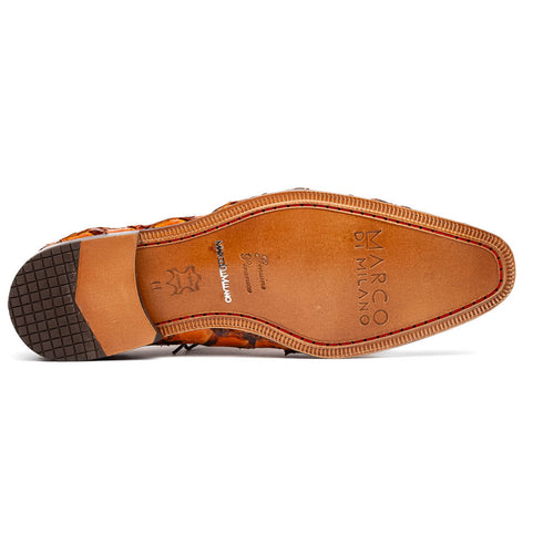 Marco Di Milano Olivieri Brandy Pirarucu Dress Shoe Oxfords