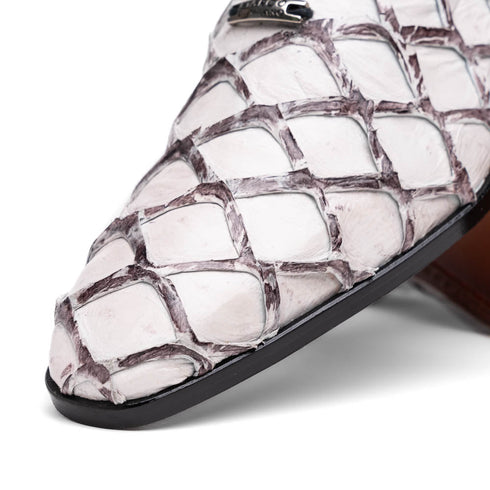 Marco Di Milano Olivieri Newspaper Pirarucu Dress Shoe Oxfords