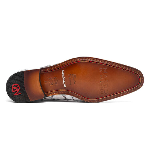 Marco Di Milano Olivieri Newspaper Pirarucu Dress Shoe Oxfords