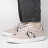 Zelli Olympias Python and Sueded Goatskin Luxury Sneakers in Grey
