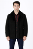 Original Long Sheepskin Black Western Jacket