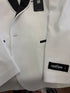 Men's White Sparkle Dinner Jacket – Black Satin Shawl Lapel Tuxedo Blazer Slim Fit Sequin Shiny Prom Jacket