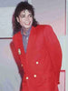 Men’s Red Suit Michael Jackson Award Ceremony Inspired Jacket – Classic Double Breasted Formal Suit , Stylish Party Dinner Jacket, Vintage Stage Wear
