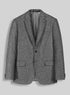 Men’s Grey Herringbone Winter Cowboy Blazer – Western Sport Coat Jacket