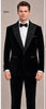 Men’s Black Velvet Western Blazer – Rhinestone Formal Cowboy Sport Jacket Removable Rhinestone Glitter Lapel
