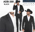 Men’s Black Western Blazer – Cowboy Sport Coat with Western Yoke Design