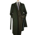 Men’s Blade Runner K Inspired Olive Green Wool Duster Coat – Long Vintage Sci-Fi Overcoat