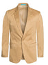Men’s Tan Camel British khaki Western Blazer – Two Button Classic Casual Sport Coat - Cowboy Country Coat