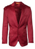 Premium Men's Burgundy Satin Slim Fit Blazer – Elegant Party & Wedding Suit Jacket in Maroon Wine Color