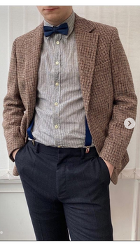 Men’s Brown Tweed Blazer Matt Smith Inspired Jacket – Classic Vintage Style Casual Formal Blazer, Smart Office Party Wear