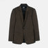 Men’s Vintage Dark Brown Pinstripe Blazer – Classic Retro Sport Coat Outfit