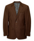 Men’s Brown Suede Western Blazer – Cowboy Sport Coat Jacket for Weddings & Country Wear