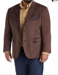 Men’s Brown Suede Western Blazer – Cowboy Style Sport Coat Jacket