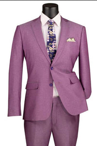 Men’s Light Purple Suit Blazer and Suit Jacket Mauve – Formal Wedding & Party Wear Coat for Business Prom and Church