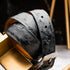 Marco Di Milano Domenico Belt: Luxury Black Leather Dress Shoe