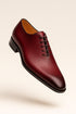 Mens Mezlan Pamplona Calfskin Plain Toe Dress Shoe in Cognac