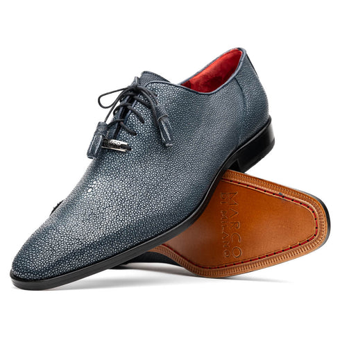 Marco Di Milano Pannuci Navy Stingray Dress Oxfords