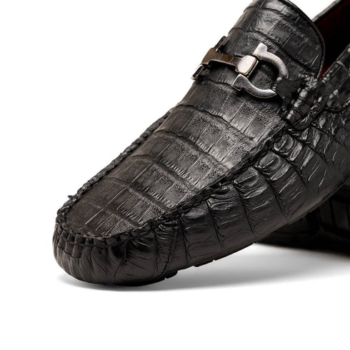 Marco Di Milano Parma Black Caiman Belly Bit Drivers
