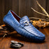 Marco_Di_Milano Parma Blue Jeans Leather Shoe